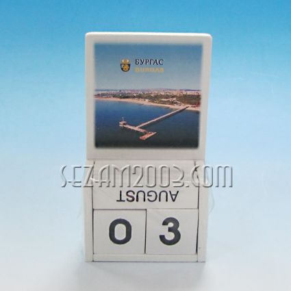 Calendar from wood