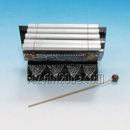 Xylophone - Decorated bamboo and metal souvenir