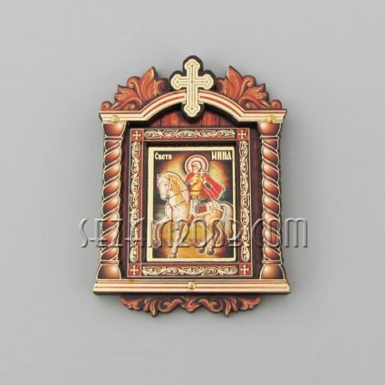 Icon two-layer of mdf + magnet - Saint Mina