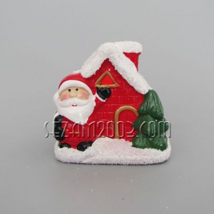 Ceramic Christmas house with lights