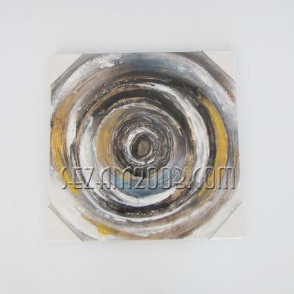 Oil painting on canvas wooden frame -50% print+50% handmade