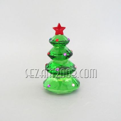 Christmas TREE made of solid glass