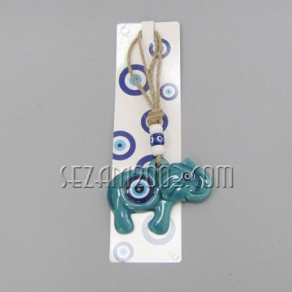 Слон - висулка от керамика с назар