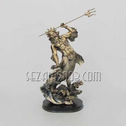 Neptune - Roman god of the sea - resin figure