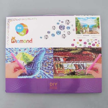 Diamond tapestry with frame 