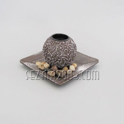 MDF candlestick