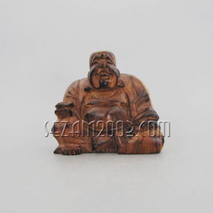 Figure of Buddha made ​​of wood