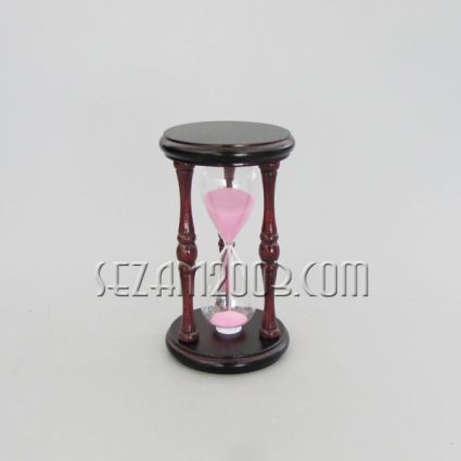 Hourglass - a souvenir of wood, glass and sand