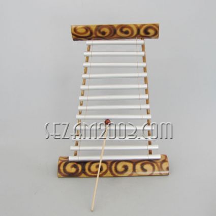 xylophone bamboo with aluminum