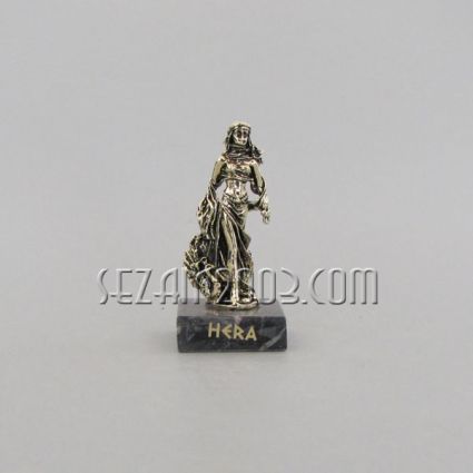Hera - goddess of the family - metal figurine silver/gold