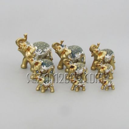Elephants 9 pcs