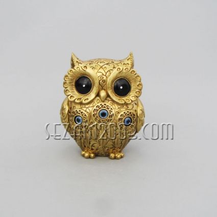 owl - figure of polyresin